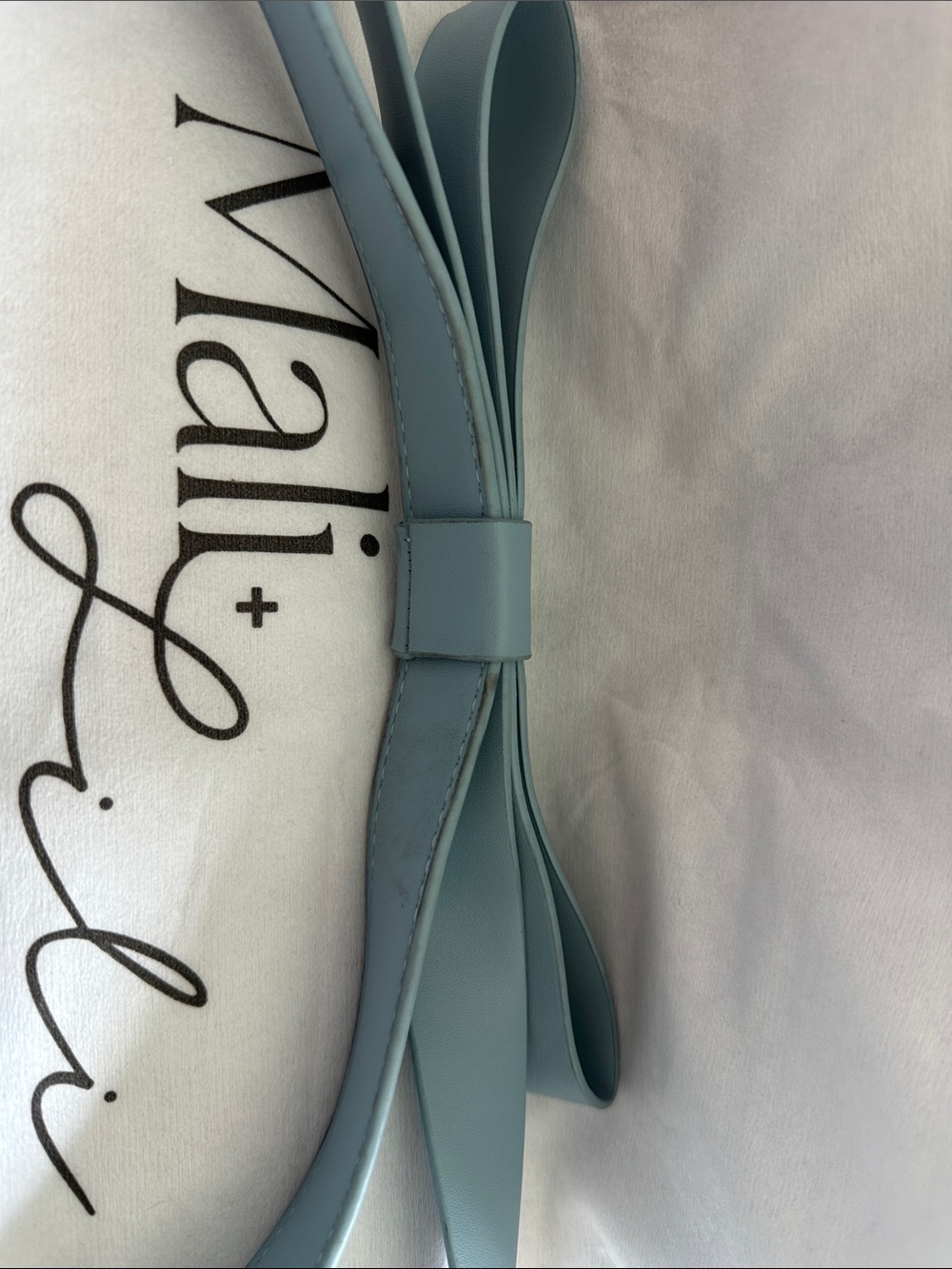 Mali + Lilly Blue Bow Shoulder Bag - Picture 9 of 11